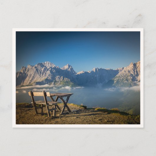 The Dolomites Mountain View Hiking Italy Briefkaart (Voorkant)