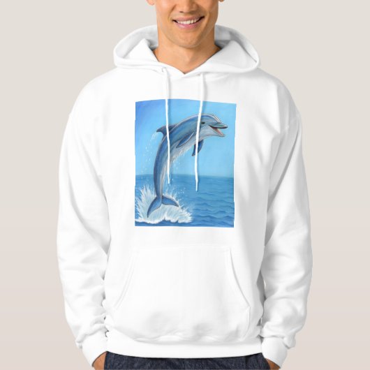 The Dolphin’s Silent Dance Hoodie (Voorkant)