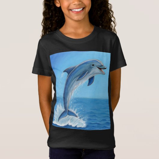 The Dolphin’s Silent Dance T-shirt (Voorkant)