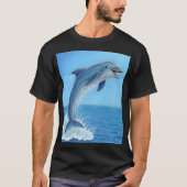 The Dolphin’s Silent Dance T-shirt (Voorkant)