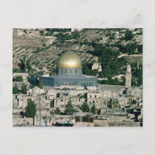 The Dome of the Rock, bouwde AD 692 Briefkaart