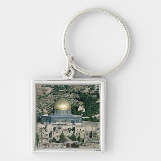 The Dome of the Rock, bouwde AD 692 Sleutelhanger (Voorkant)