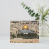 The Dome of the Rock, Jerusalem 1 Briefkaart (Staand voorkant)