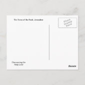 The Dome of the Rock, Jerusalem 1 Briefkaart (Achterkant)
