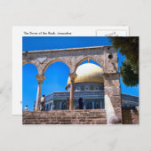 The Dome of the Rock, Jerusalem Briefkaart (Voorkant / Achterkant)