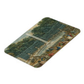 The Domes in the Garden at Versailles, pub. by Lau Magneet (Linkerzijde)