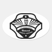 The Donaldson Network Oval Sticker (Voorkant)