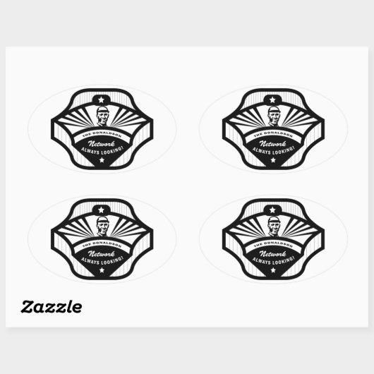 The Donaldson Network Oval Sticker (Vel)