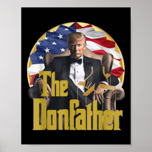 The Donfather, Funny Trump 2024, de comeback Poster