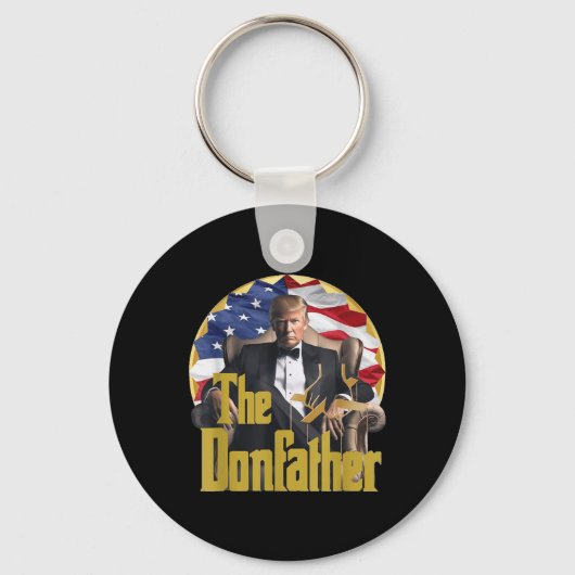 The Donfather, Funny Trump 2024, de comeback Sleutelhanger (Voorkant)