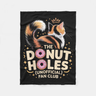 The Donut Holes Fan Club Grappige Kat Meme Donut Fleece Deken