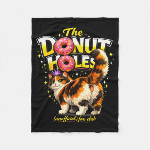 The Donut Holes Fan Club Grappige Kat Meme Mannen  Fleece Deken