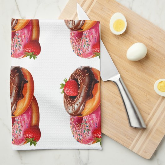 The Donut Mug Theedoek (Quarter Fold)