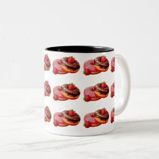 The Donut Mug Tweekleurige Koffiemok
