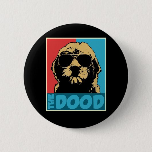 the dood ronde button 5,7 cm (Voorkant)