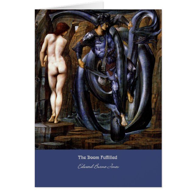 "The Doom Fulfill", door Edward Burne-Jones (Voorkant)