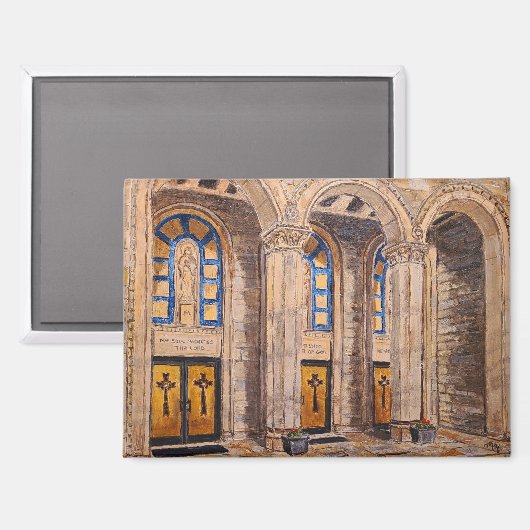 The Doors of St. Anne's Magneet (Voorkant / Achterkant)