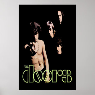 The Doors ULTRA ZELDZAME 1967 Promotieposter Afdru Poster