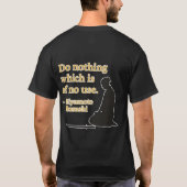 🈶 THE DŌRAKU EDITION -The Edge of Purpose T-shirt (Achterkant)