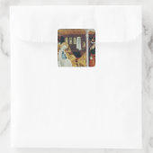 The Doubt of St. Joseph, c.1410-20 Vierkante Sticker (Tas)