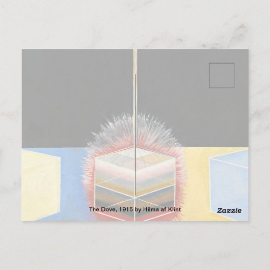 The Dove, 1915, van Hilma af Klint Briefkaart (Achterkant)