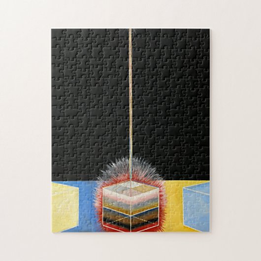 The Dove, 1915, van Hilma af Klint Legpuzzel (Verticaal)