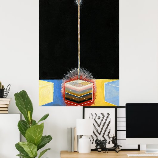 The Dove, 1915, van Hilma af Klint Poster (Thuiskantoor)