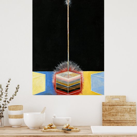 The Dove, 1915, van Hilma af Klint Poster (Keuken)