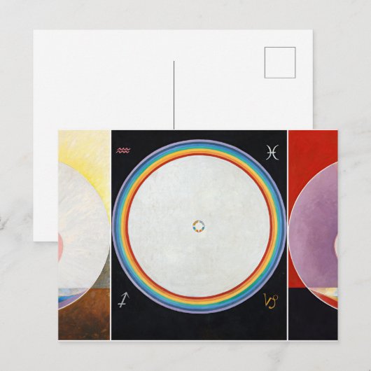 The Dove, Group IX van Hilma af Klint Briefkaart (Voorkant / Achterkant)