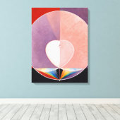 The Dove, No.2 van Hilma af Klint Canvas Afdruk (Insitu (Houten vloer))