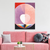 The Dove, No.2 van Hilma af Klint Canvas Afdruk (Insitu (Woonkamer))