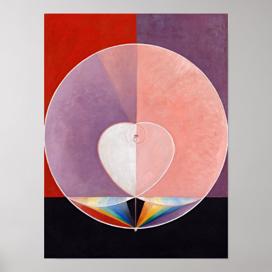The Dove, No.2 van Hilma af Klint Poster (Voorkant)