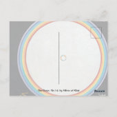 The Dove, nr. 14. door Hilma af Klint Briefkaart (Achterkant)