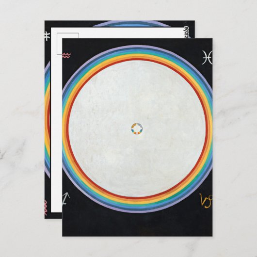 The Dove, nr. 14. door Hilma af Klint Briefkaart (Voorkant / Achterkant)