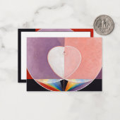 The Dove, nr.2. van Hilma af Klint Notitiekaartje (Voorkant / Achterkant in situ)