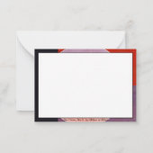 The Dove, nr.2. van Hilma af Klint Notitiekaartje (Achterkant)