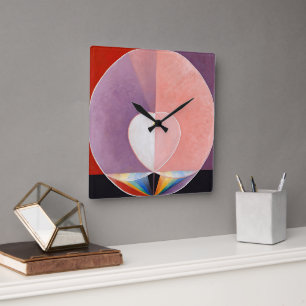 The Dove, nr.2. van Hilma af Klint Vierkante Klok