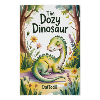 The Dozy Dinosaur Perfect Poster