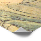 "The Dragon Caught the Queen" van Arthur Rackham Poster (Hoek)