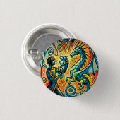  the dragon keeper ronde button 3,2 cm (Voorkant /achterkant)