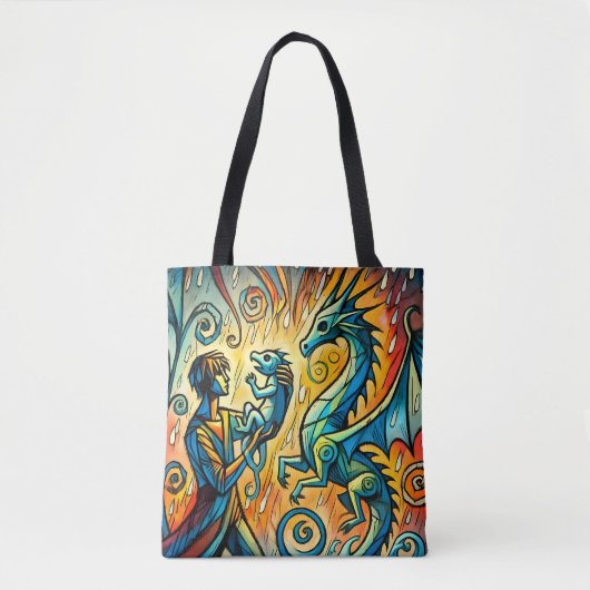  the dragon keeper tote bag (Voorkant)