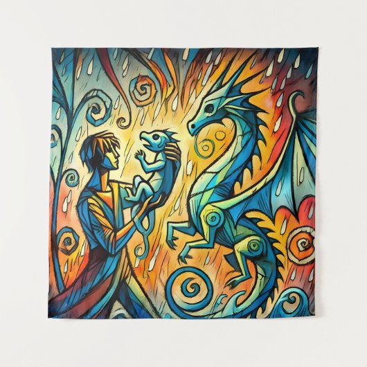 the dragon keeper wandkleed (Voorkant)