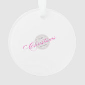 The Dragon on My Christmas Tree  Ornament (achterkant)