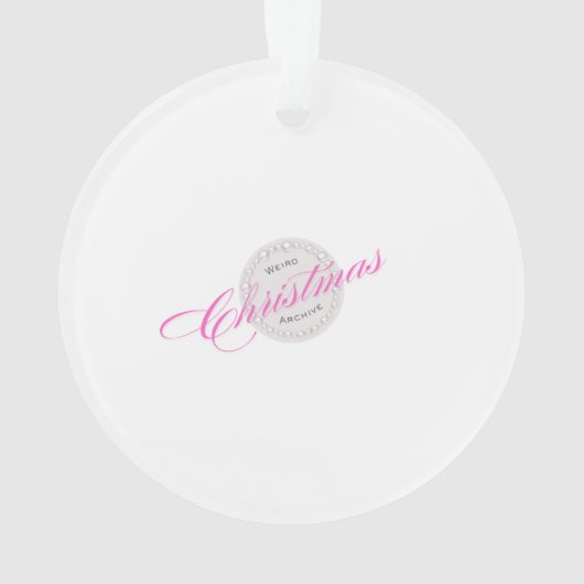 The Dragon on My Christmas Tree  Ornament (achterkant)