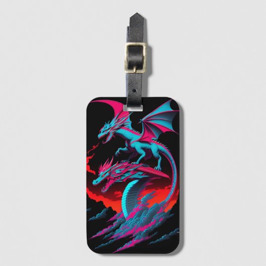 The Dragon Surf Rider Bagagelabel (Voorkant (verticaal))