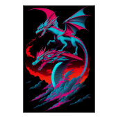 The Dragon Surf Rider Perfect Poster (Voorkant)