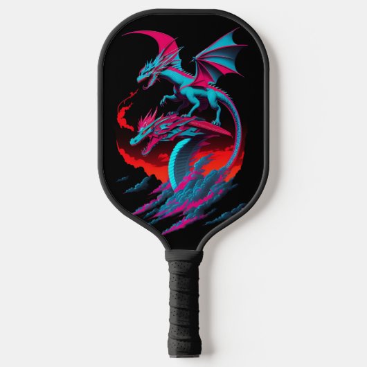 The Dragon Surf Rider Pickleball Paddle (Voorkant)