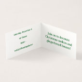 The Dragons' Christmas Cookie Exchange Kaart (Binnen)