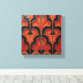 The Dragon's Hearth Canvas Afdruk (Insitu (Houten vloer))