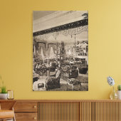 The Drawing Room, Wickham Hall, Kent, 1897 Canvas Afdruk (Insitu (Woonkamer))